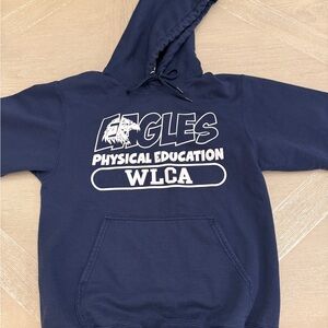 Navy Blue Eagles Hoodie Physical Education